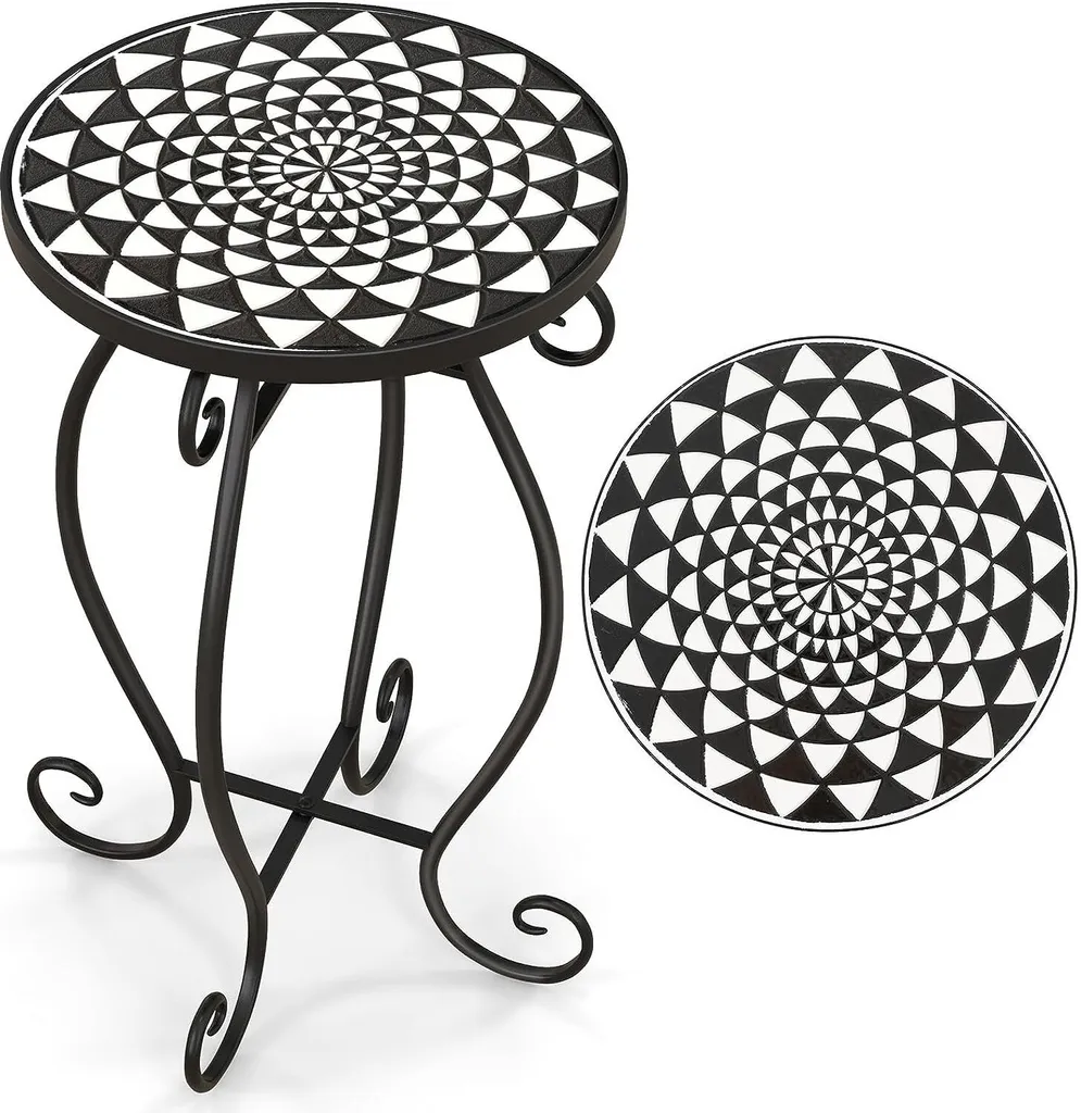 Table de jardin avec rangement intégré et plateau de travail en bois