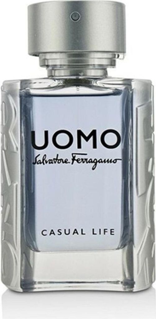 Salvatore Ferragamo Uomo Casual Life, Männer, 50 ml, Kardamom, Zitrone, Violett, Ambrette, Kaffee, Geranium, Kaschmirhölzer, Zedernholz, Weißer ...