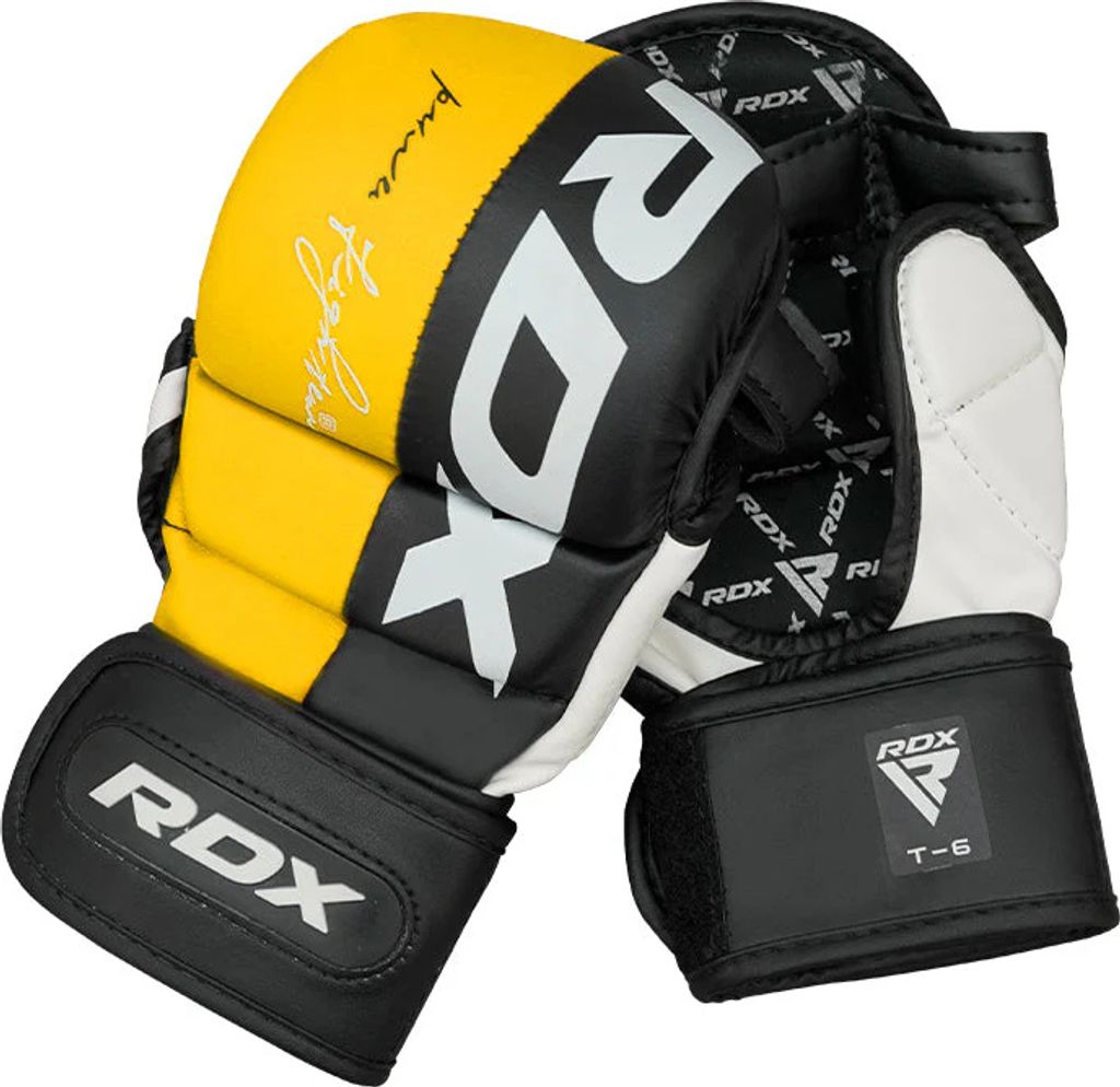 RDX Sparring Handschuhe T6 MMA gelb M