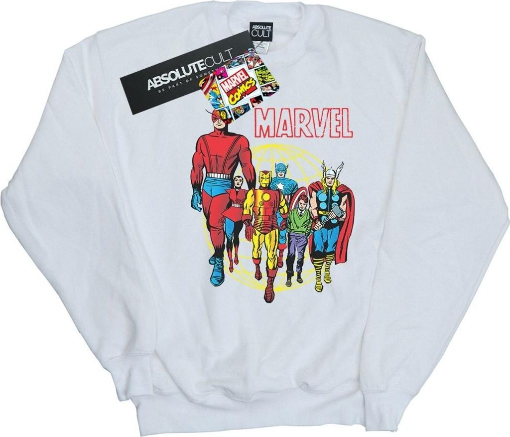 Marvel Comics - "Atlas" Sweatshirt für Herren BI49180 (L) (Weiß)