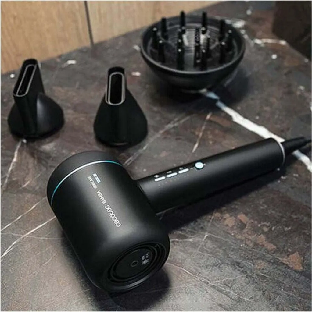 Sèche-cheveux moteur numérique puissant Cecotec Bamba 1800W avec ions