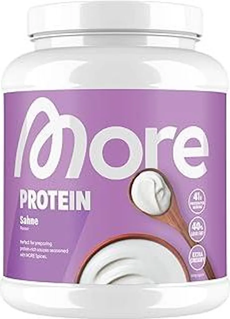 MORE Protein Crema 600g per Dolci Proteici - Alta Digeribilità con Lattasi