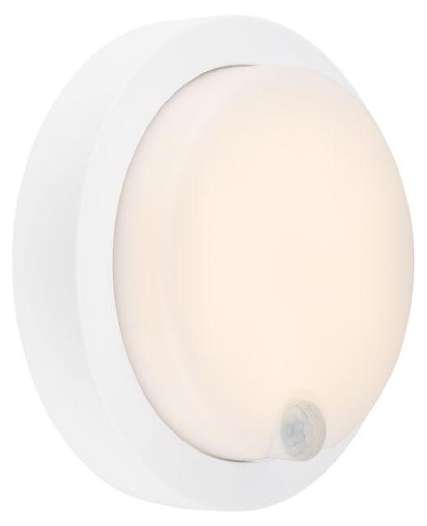 Battery LED Outdoor Wall Light,Sensor,White,LED/4W Produktbild 