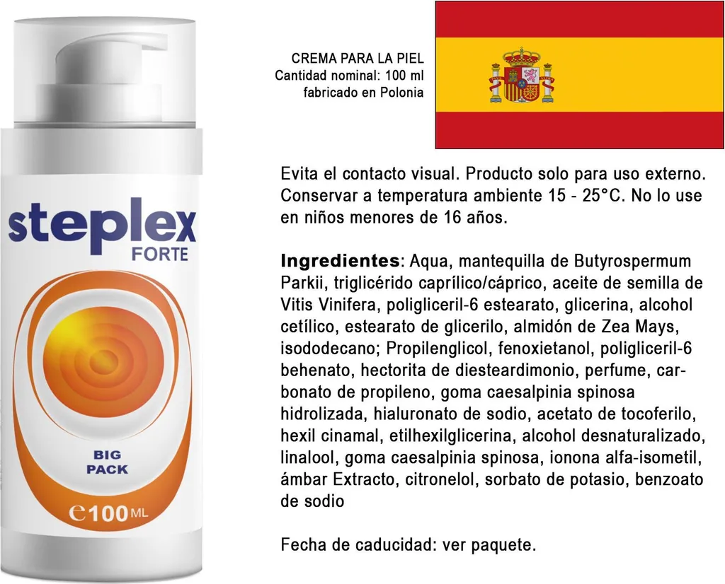 Steplex Forte Crema - 100 ml - Confezione da 3 - 8