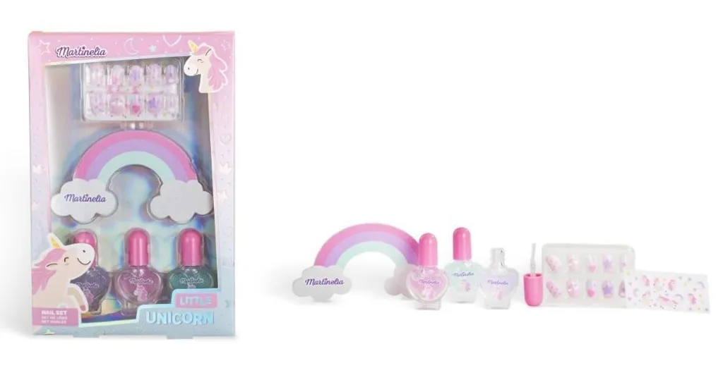 Set de manucure licorne Martinelia complet pour enfant avec lime et vernis - 3