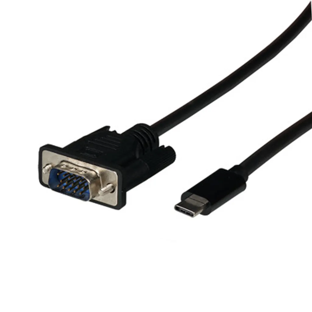 Cavo Video Industriale USB-C a VGA - 2 Metri, 1080P per Proiettori