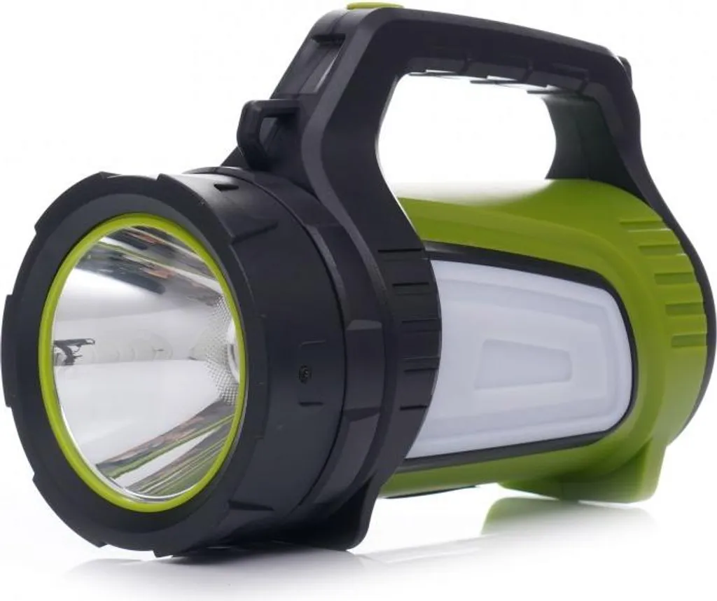 Lampe torche LED 1000 lumens portable avec batterie externe intégrée
