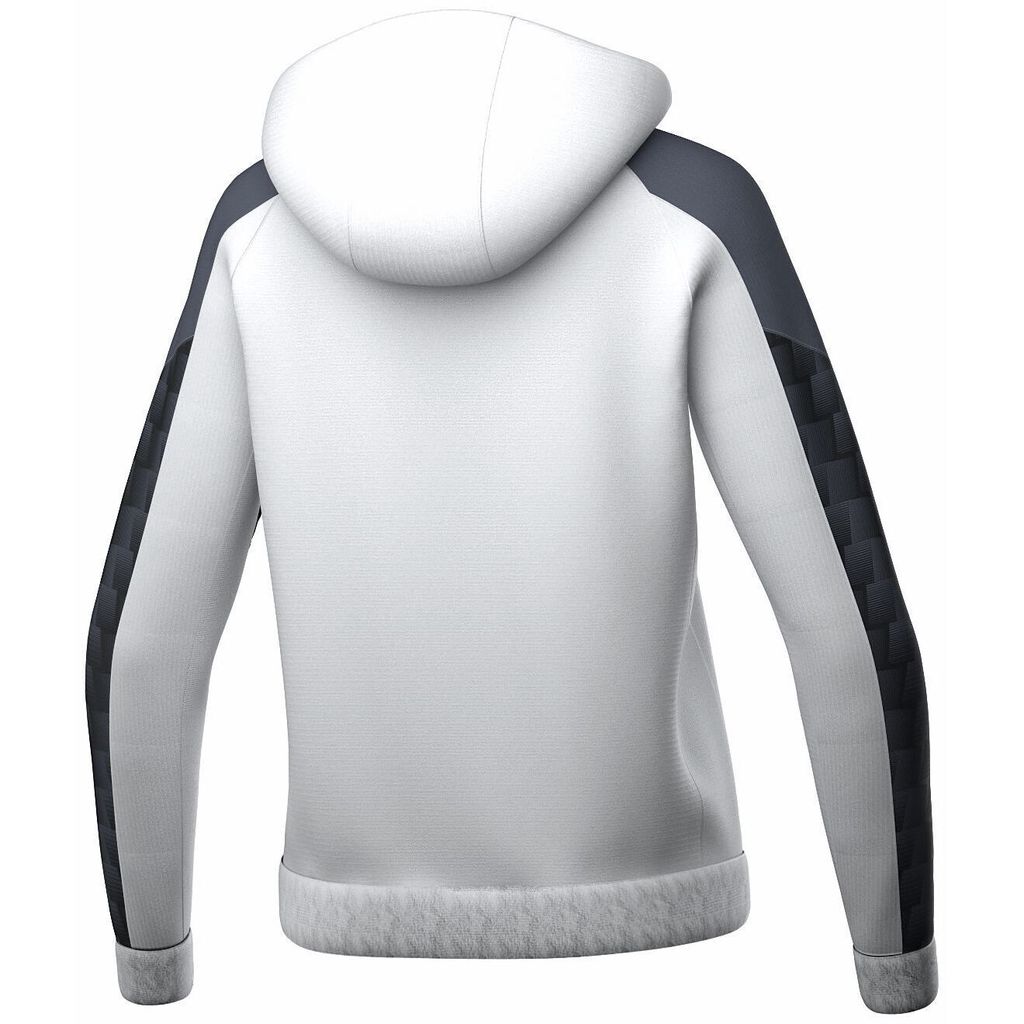 Erima Evo Star Trainingsjacke Mit Kapuze Damen - Weiß / Schwarz