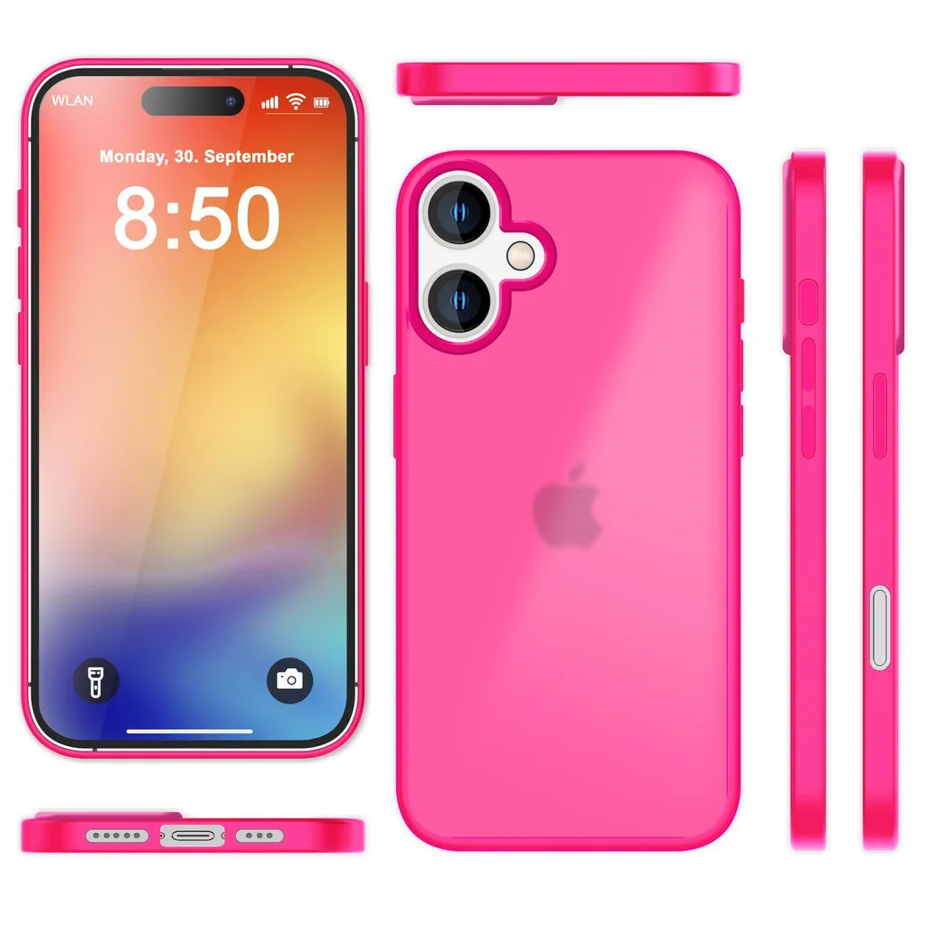 NALIA Strider Compatible con iPhone 16e Funda, Carcasa Ultrafina 1,28