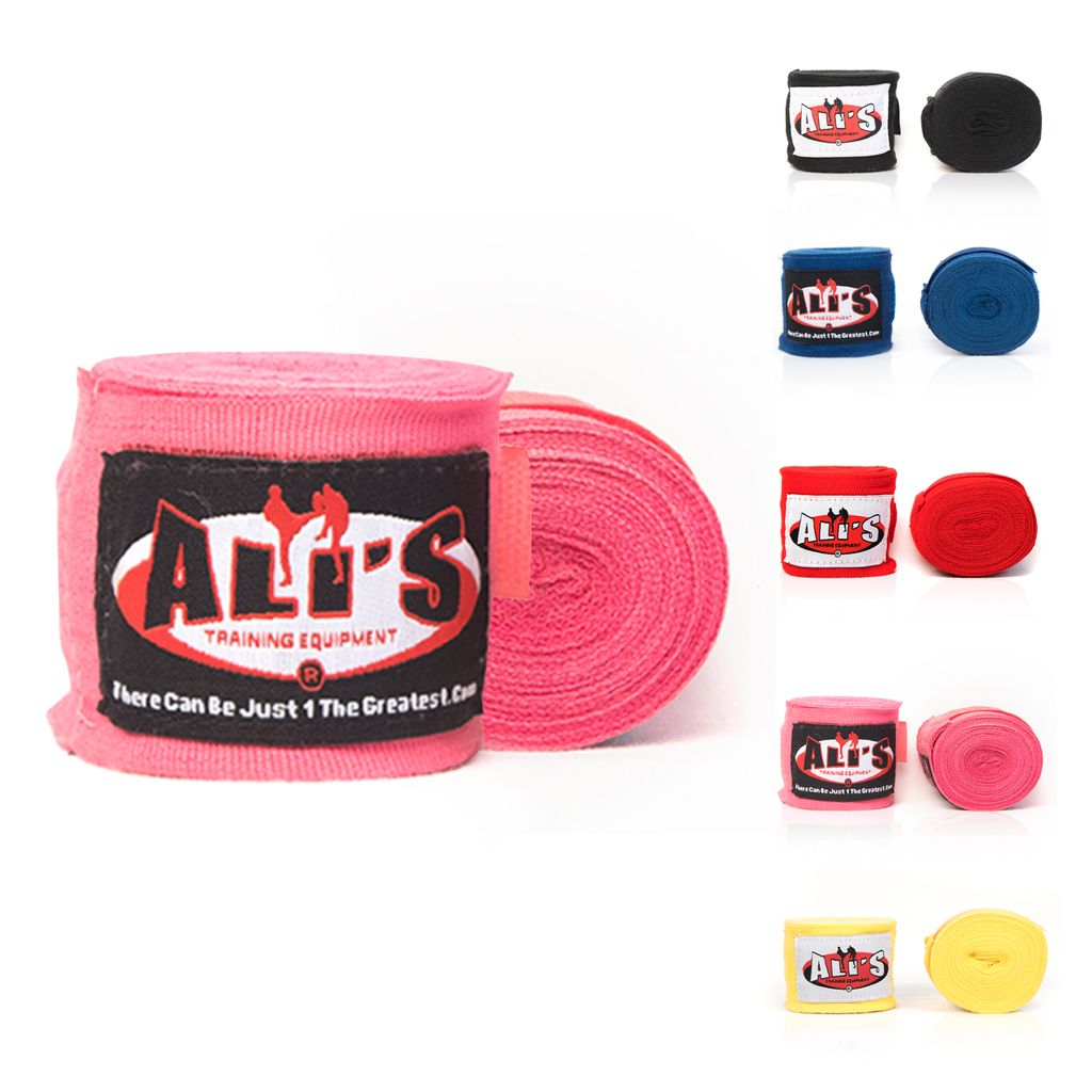 Ali's Fightgear BPC Boxbandagen – 460 cm – Rosa – Elastisch & Atmungsaktiv – Optimaler Handgelenkschutz für Boxen, Kickboxen & Muay Thai