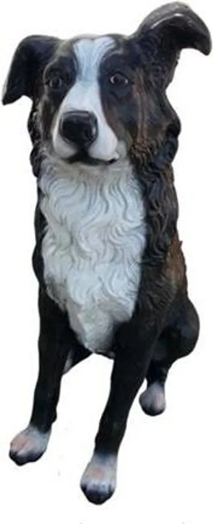 Statue de chien en résine 72cm - Grande décoration d'animaux de jardin