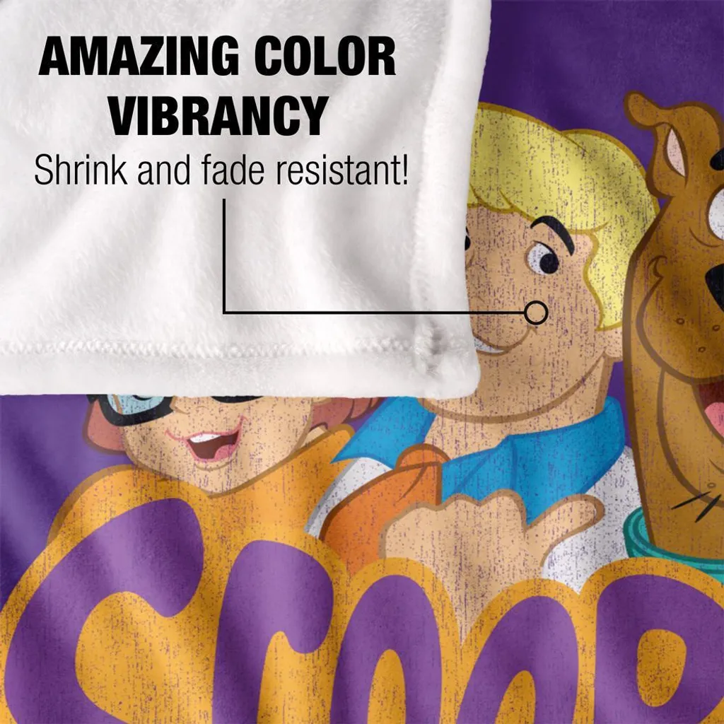 Scooby Doo Couverture Photo de Groupe TV18598 Multicolore 120x150cm - 4