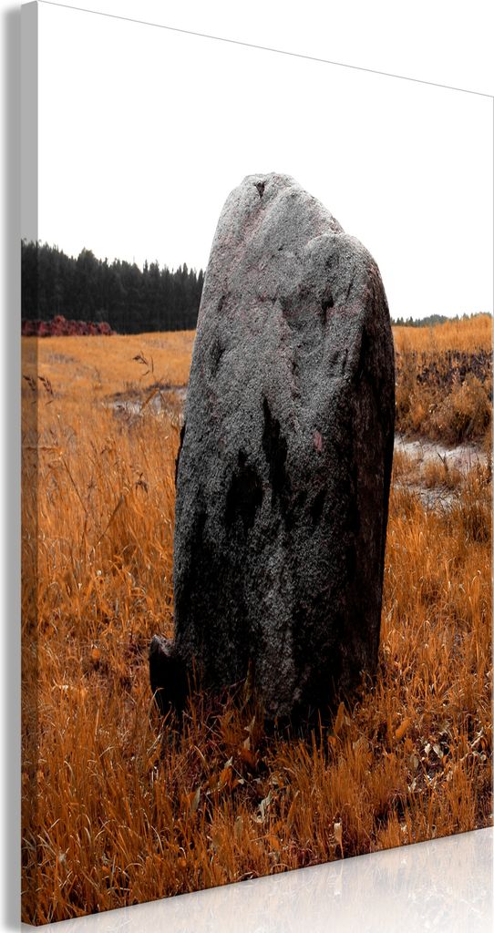 Vlies Leinwandbild - Field Signpost (1 Part) Vertical 40x60 cm Landschaften b-A-0549-b-a