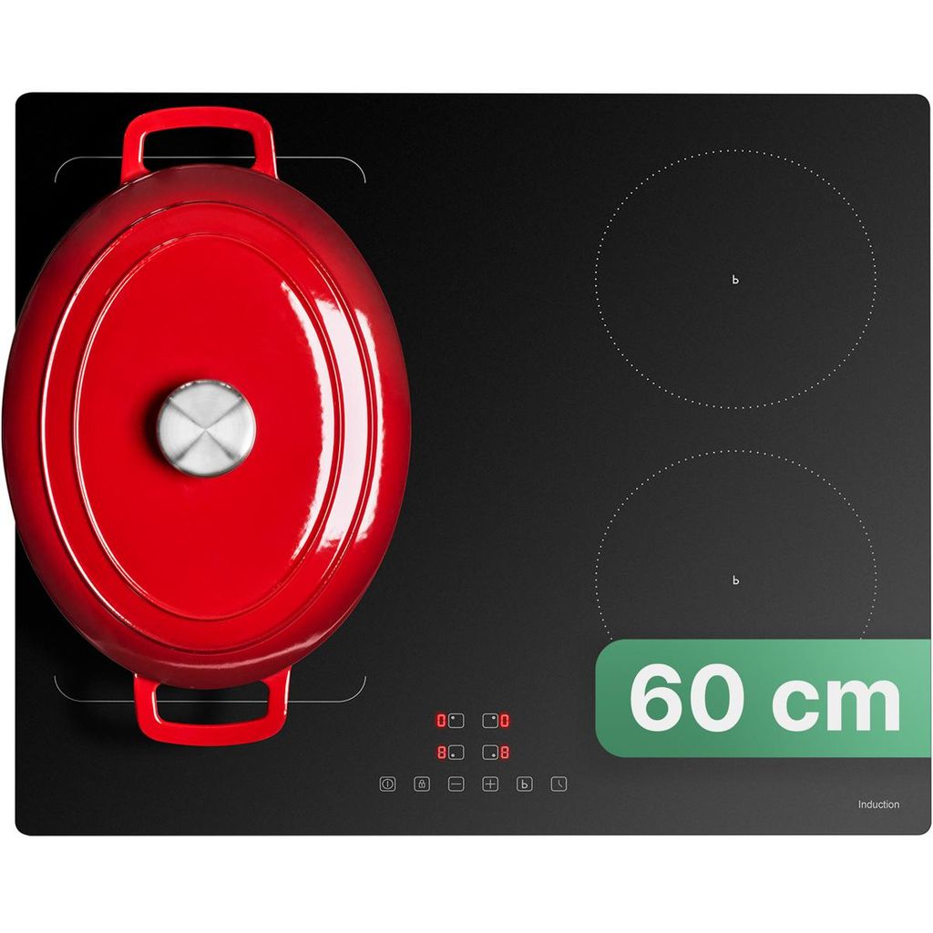 Bomann® inductiekookplaat, 60 cm, vrijstaand | Mat glas | Productafbeelding 