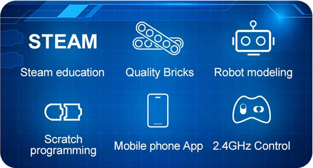 Robot intelligent programmable CaDA C83001W avec contrôle par application - 18