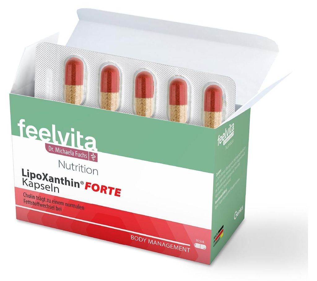 Feelvita Nutrition LipoXanthin Forte Kapseln 3-Monatsvorrat Produktbild 