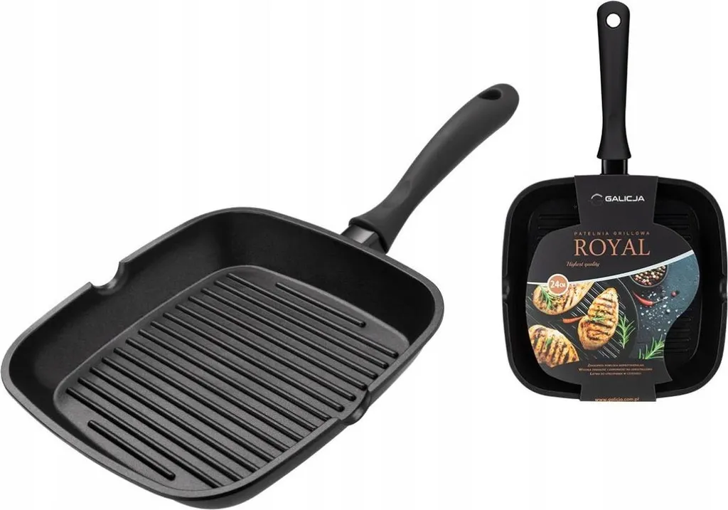 Galicia Royal 24 Cm Padella antiaderente per grigliare