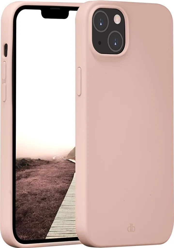 DBRAMANTE1928 Custodia iPhone 14 Plus Rosa Costa Rica - Protezione GRS Eco