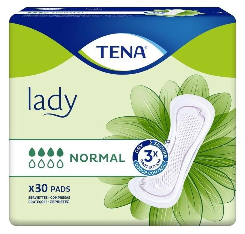 Inkontinenčné vložky TENA Lady Normal, 30 ks Obrázok produktu 
