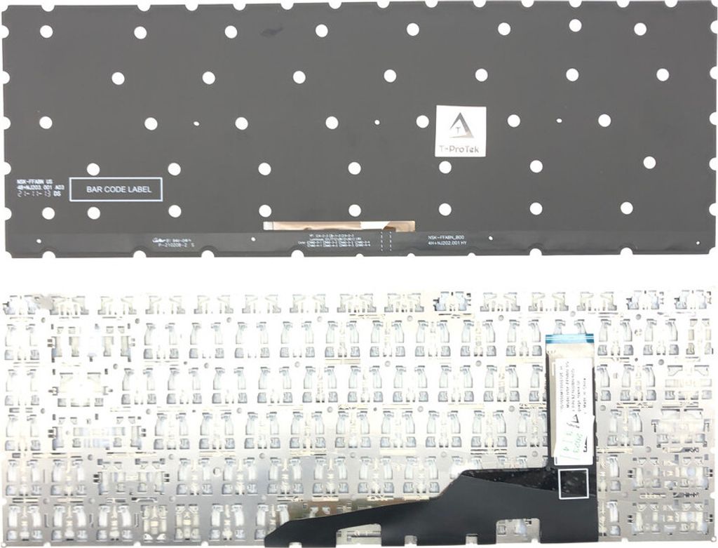 DEUTSCHE - Tastatur Keyboard Schwarz, Grau Beleuchtung kompatibel für MSI GS66 Stealth 10SE-006