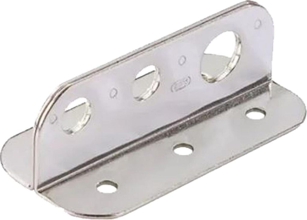 Vorsegelhalsbeschlag - Edelstahl rostfrei, 85 x 45 x 30 mm
