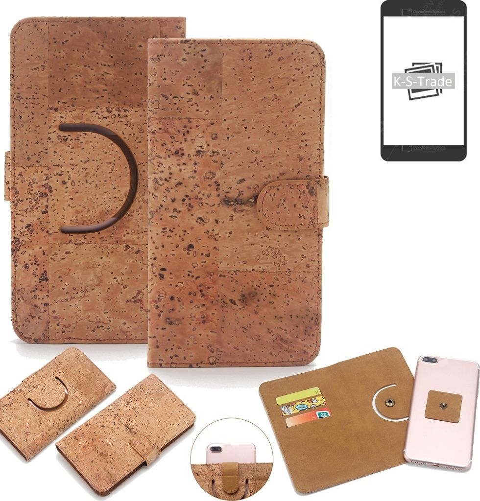 K-S-Trade Handy Hülle Schutz Hülle kompatibel mit Samsung Galaxy S22 Handyhülle Schutzhülle Korkhülle Kork-Hülle 1x