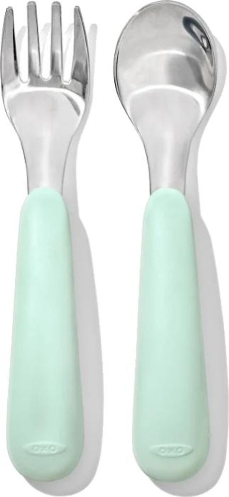 Oxo Tot Gabel & Löffel - Opal | Babybesteck
