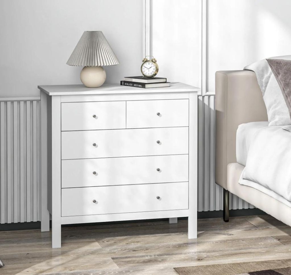 Kommode, Sideboard, leises Öffnen/Schließen,Mehrzweckschrank,Wohnzimmerunterschrank 79 x 39,5 x 80,5 cm, Weiß