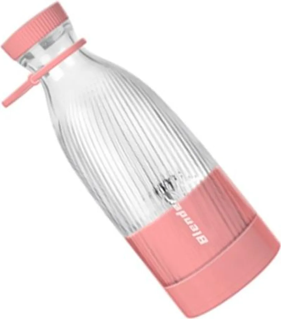 Mini Frullatore Portatile INF 500ml Rosa Ricaricabile per Fitness