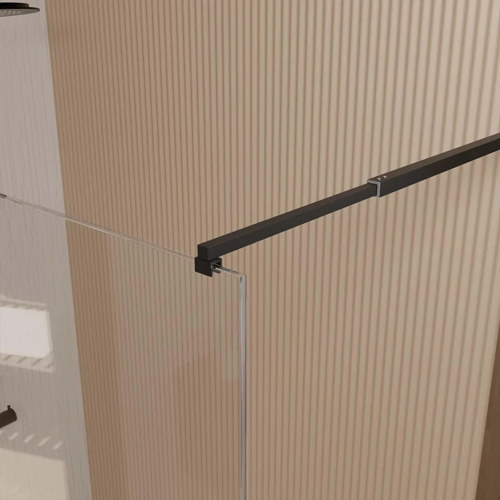 Paroi de douche 80 cm verre anticalcaire contre les traces de calcaire