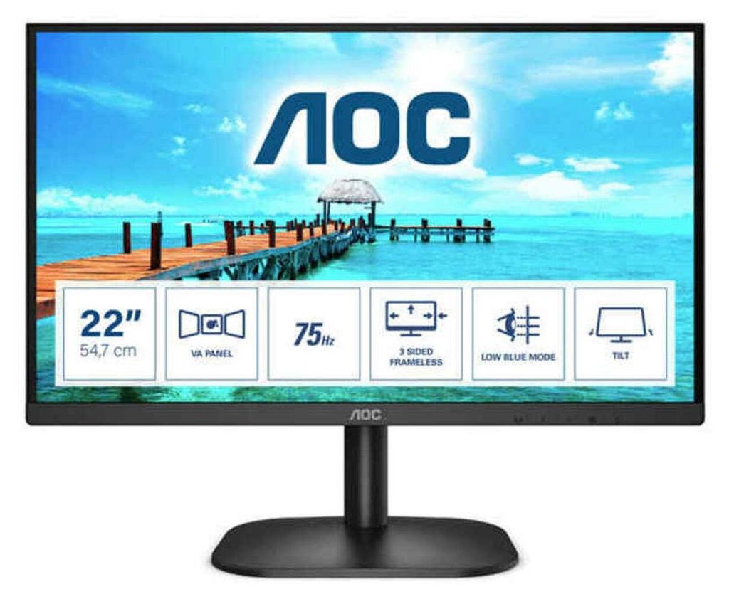 AOC 22B2H/EU - LED-Monitor - 55 cm (22") (21.5" sichtbar) - Produktbild 