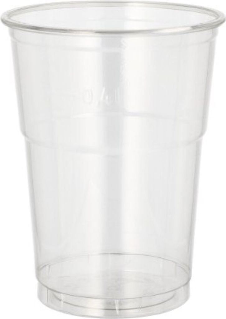 50 Trinkbecher R-PET 0,4 l Ø 9,5 cm · 12,3 cm glasklar Produktbild 
