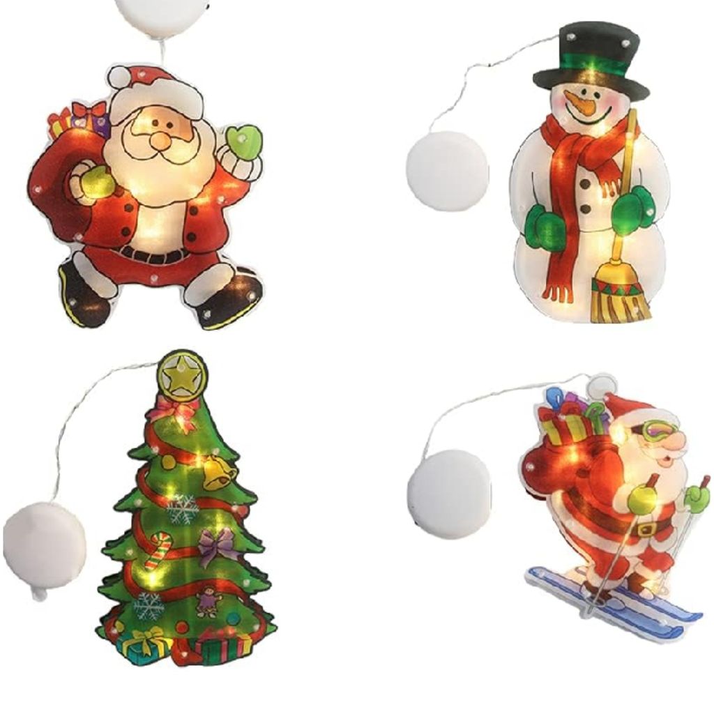 Kerstverlichting, hanglamp voor het raam, kerstdecoratie, Productafbeelding 
