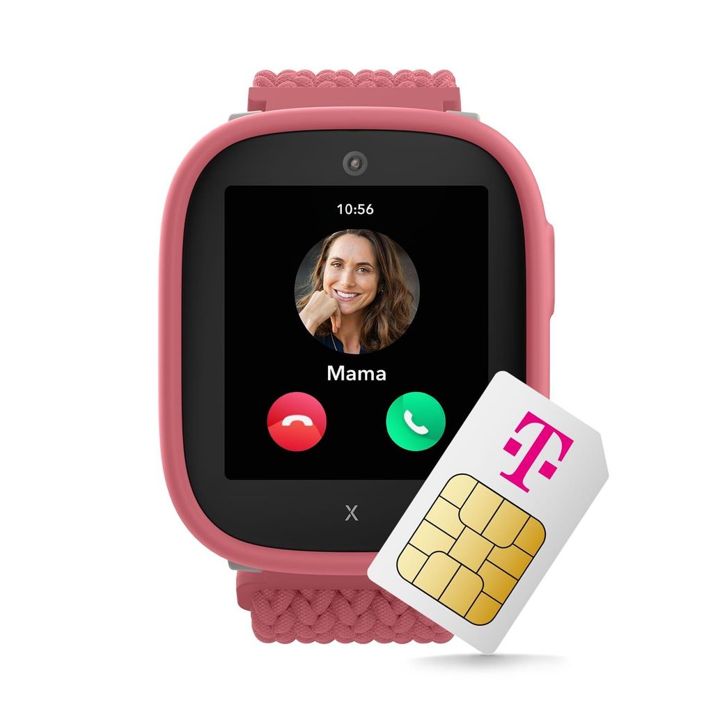 Xplora X6 nanoSim (2. Gen.) Pink - Smartwatch im besten Telekom Netz