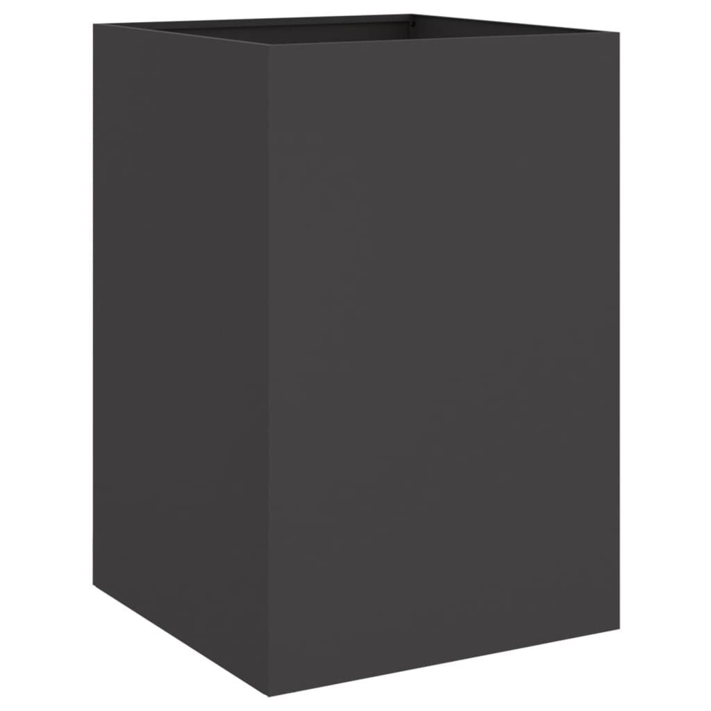 vidaXL Sadzarka czarna 52x48x75 cm stalowa Zdjęcie produktu 