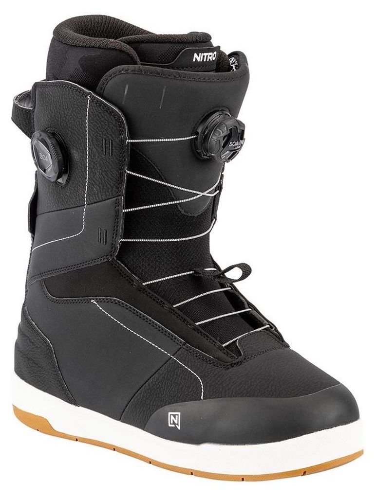Nitro Venture BOA SCHWARZE Stiefel, Schuhgröße 44,5