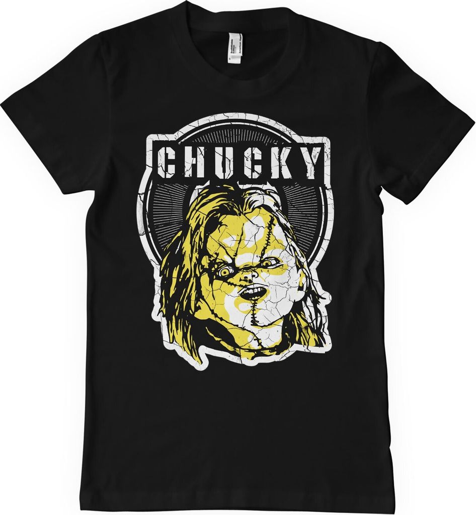 Cracked Chucky T-Shirt - Black - XX-Large Produktbild 