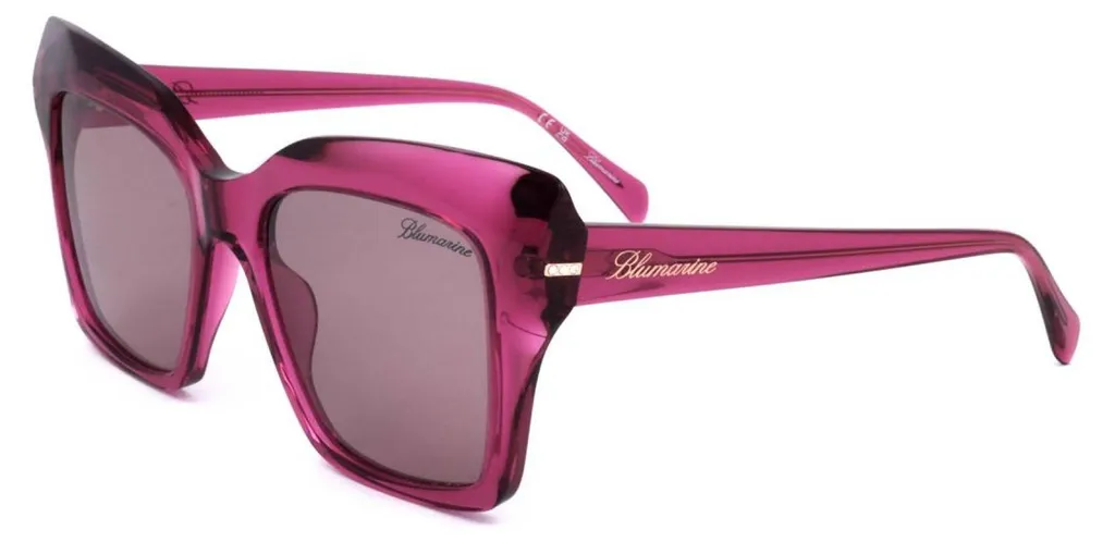 Blumarine SBM832S Lunettes de soleil Cyclamen brillant en taille 54/18