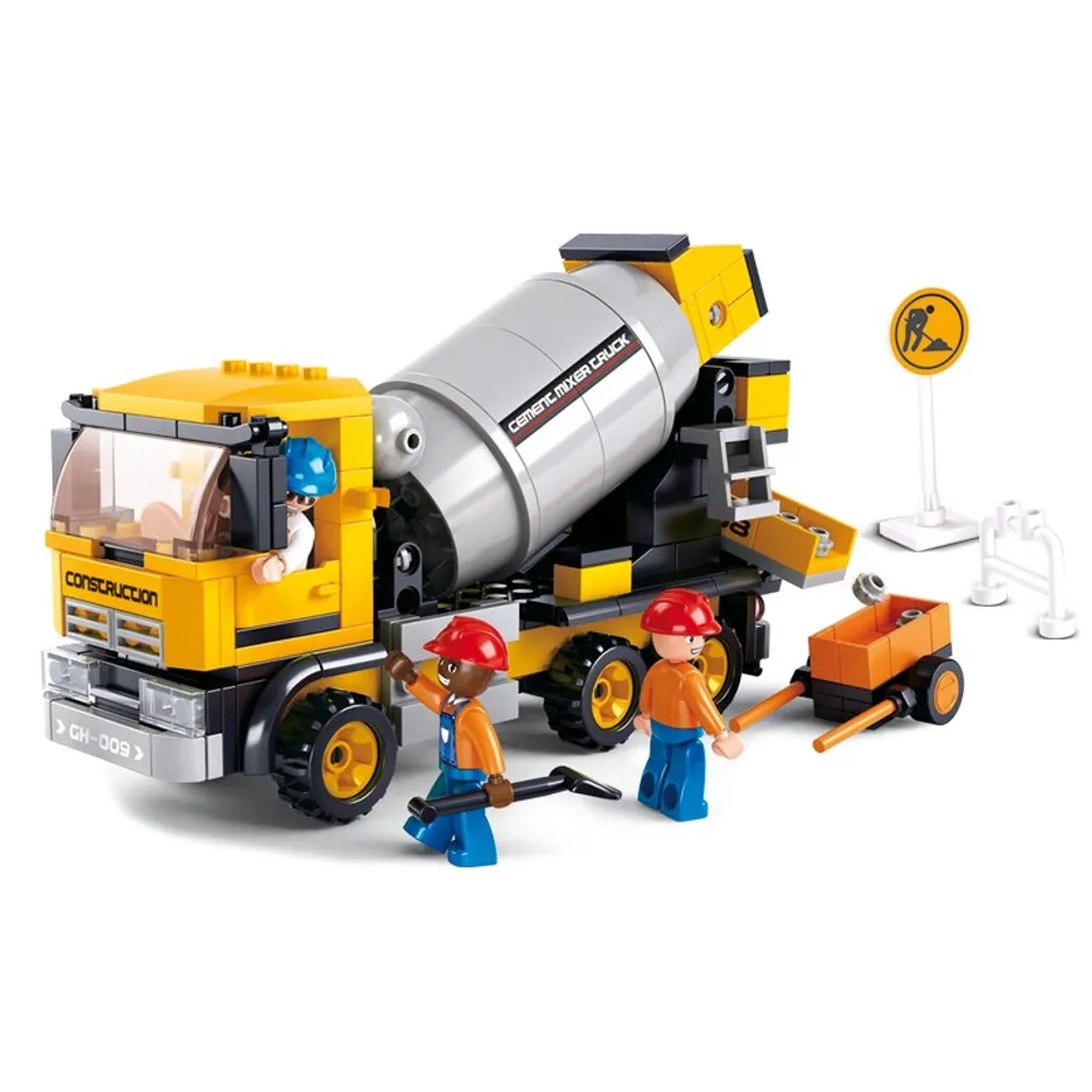 Camion Toupie en Briques à Construire de 296 Pièces pour Enfants