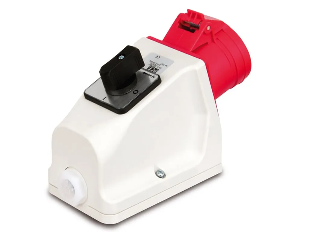 Interrupteur de sécurité triphasé 400V 16A IP44 pour machines et moteurs