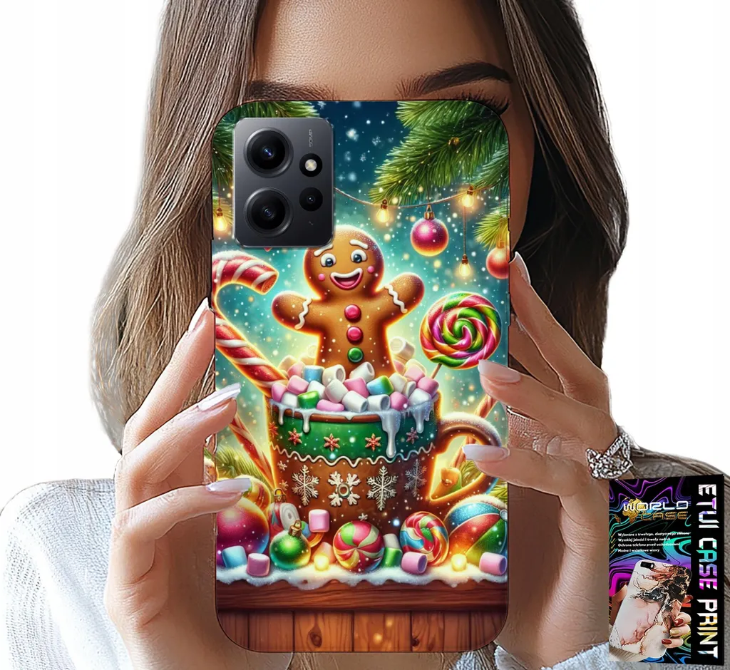 Kit Protezione Xiaomi Note 12 4G: Custodia Natale + Vetro 9H Antiurto