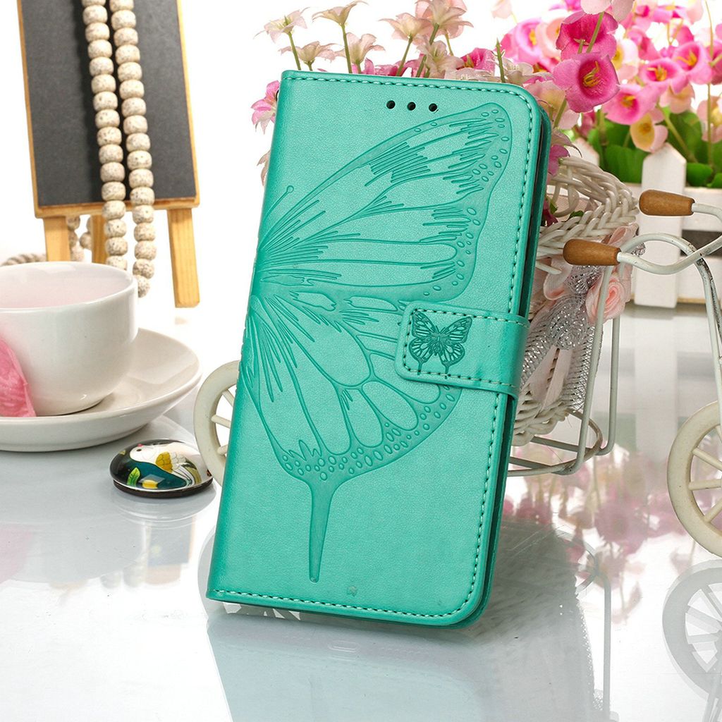 Redmi Note 11S Hülle, Schmetterling Prägung Flip Leder Produktbild 