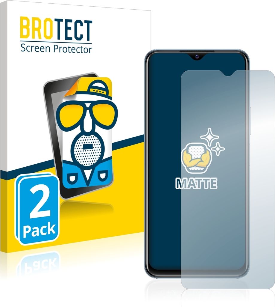2x BROTECT Schutzfolie für Vivo Y33s Displayschutz Produktbild 