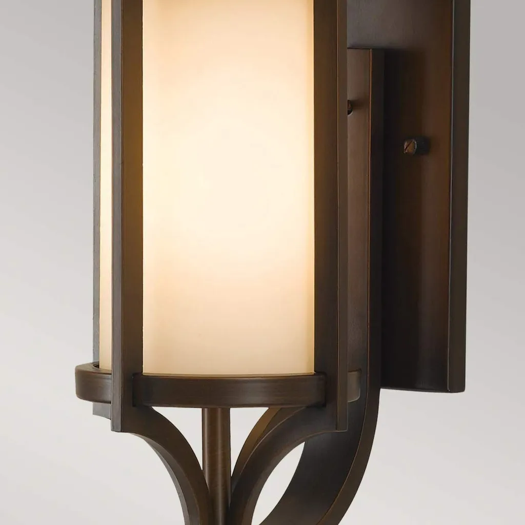 Applique extérieure E27 Merrill Feiss étanche IP44 Finition Bronze 60W