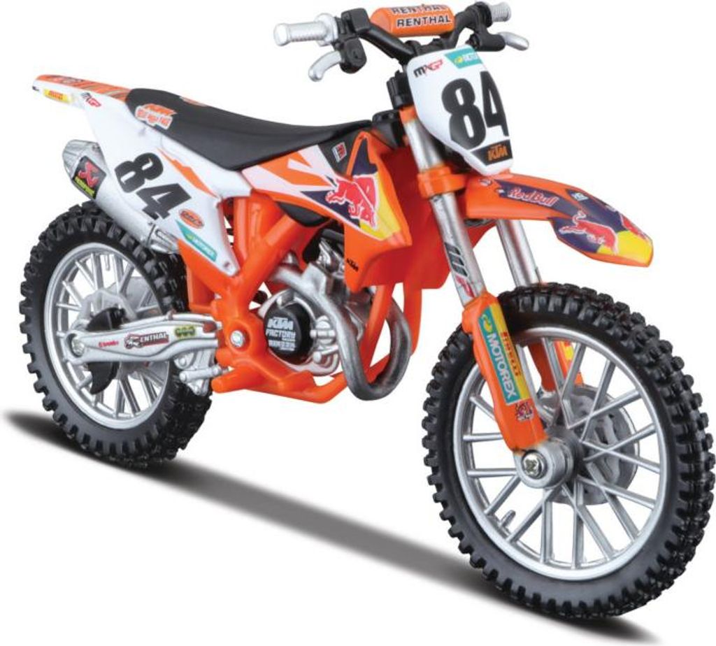 BBurago 1:18 Red Bull KTM Motorrad 51081 Produktbild 