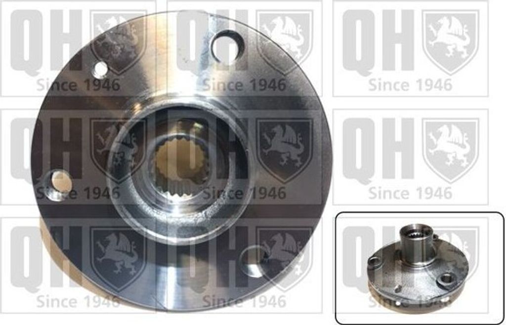QUINTON HAZELL QWH159 Radnabe Vorne passend für PEUGEOT 106 II Schrägheck (1A, 1C) 3-Loch Ø100mm Lochkreis