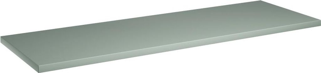 Plan vasque ELVINA – 120x40 cm – Farbe pastell Salbeigrün – Zum Aufstellen – Design Badezimmer