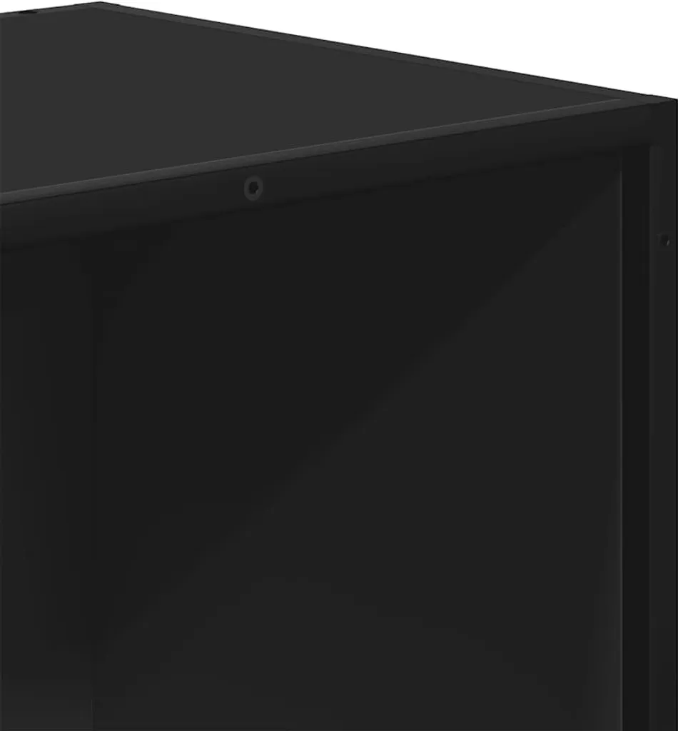 SYFAX™ Mobile Libreria Design Nero 139cm - Scaffale Multiuso Moderno - 5