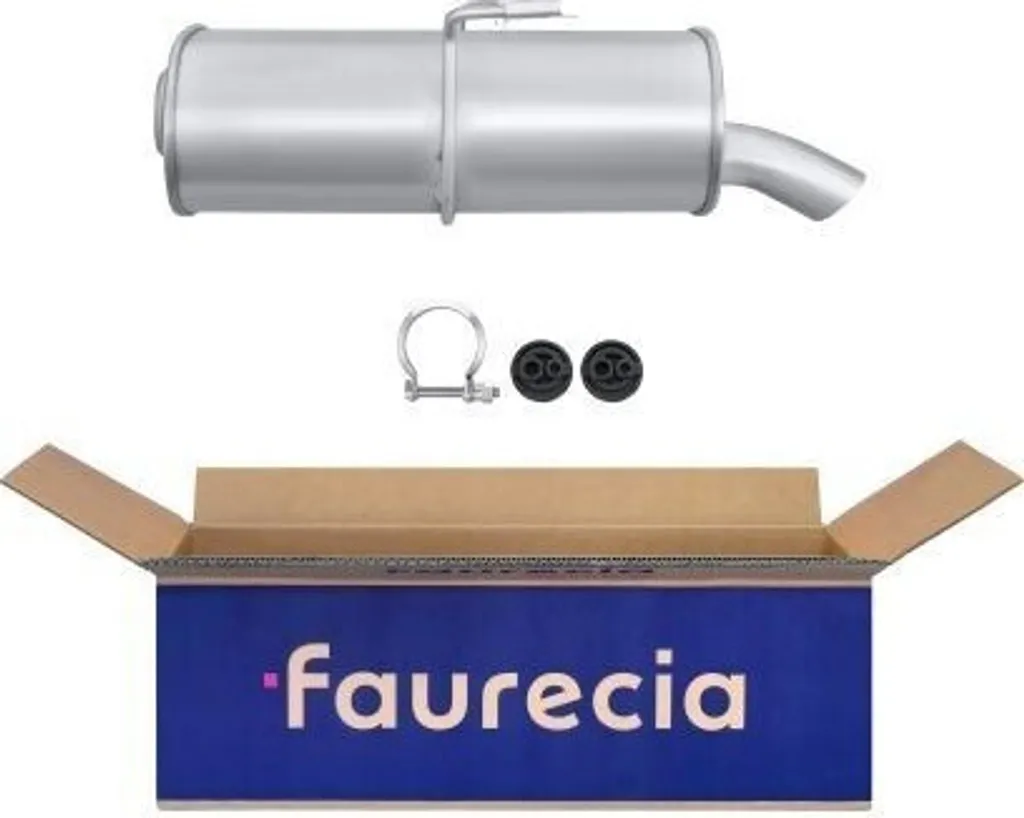 Pot d'échappement silencieux pour Peugeot 406 - HELLA 8LD 366 032-141