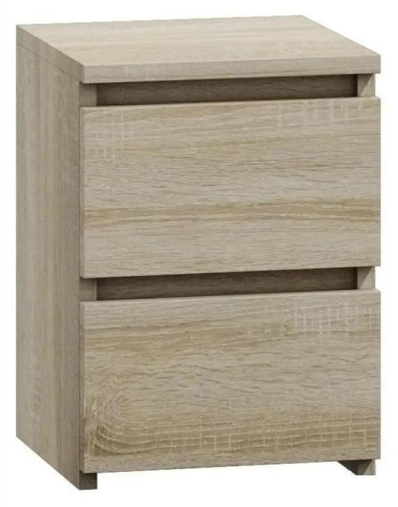 Topeshop M2 SONOMA, Nachtständer, Eiche, 2 Schublade(n), Produktbild 